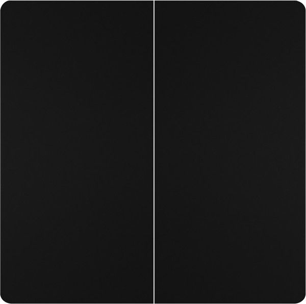 Tecla doble color negro mate