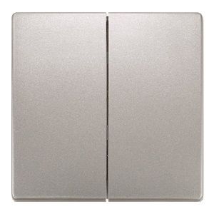 Tecla doble platino metalizado