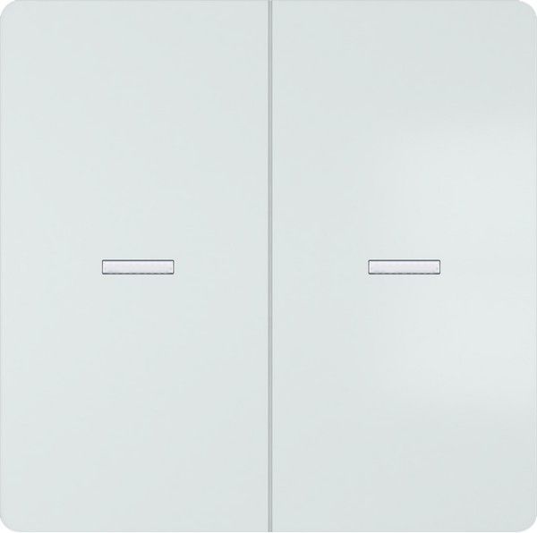 Tecla doble difusores blanco polar