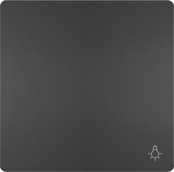 Tecla simbolo luz antracita cosso