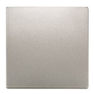 Tecla simple color platino