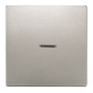 Tecla simple difusor color platino