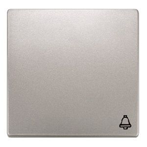 Tecla simbolo timbre color platino