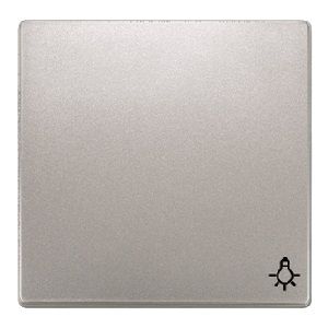 Tecla simbolo luz color platino
