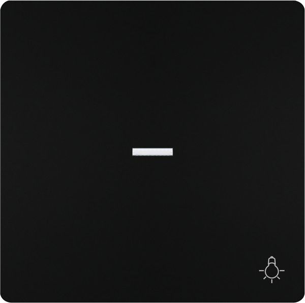 Tecla difusor simbolo luz color negro mate