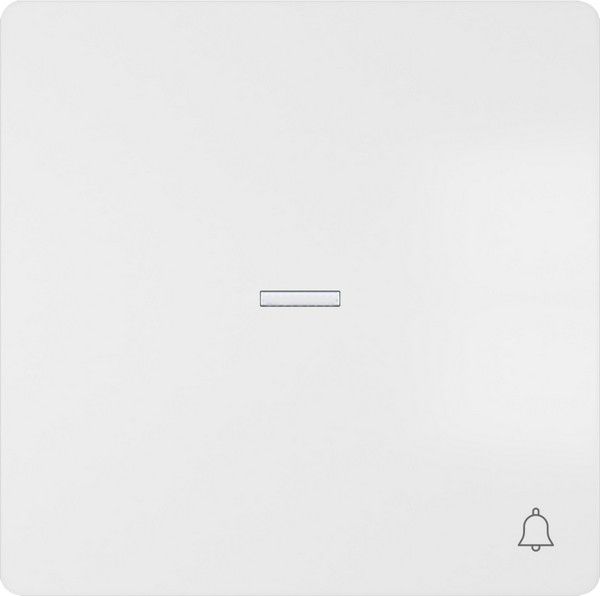 Tecla simbolo timbre difusor color blanco mate
