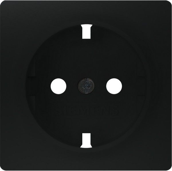 Tapa schuko para 18524 color negro mate