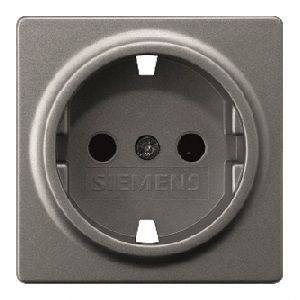 Tapa schuko protección seguridad carbono metalizado