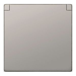 Tapa abatible schuko protección seguridad aluminio metalizado