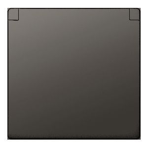 Tapa abatible schuko protección seguridad carbon metalizado
