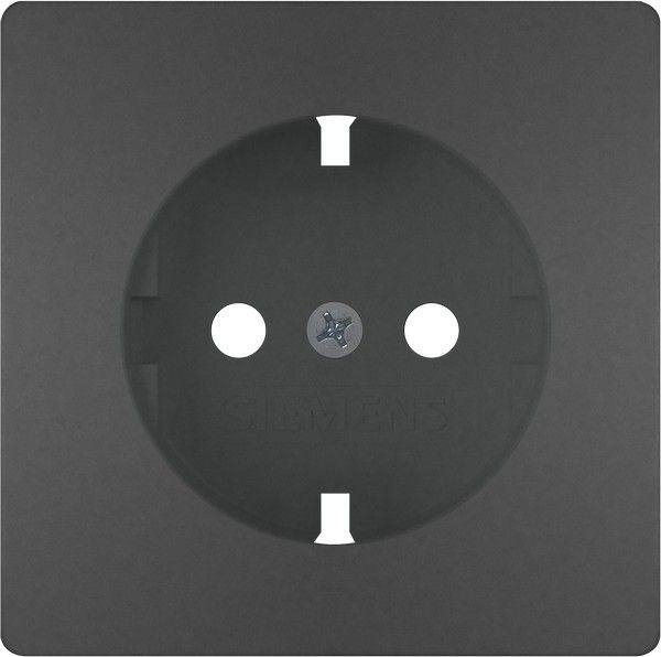 Tapa base enchufe seguridad antracita cosso
