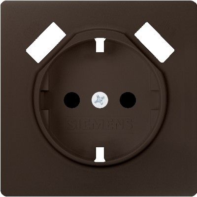 Tapa base enchufe seguridad 2 usb chocolate