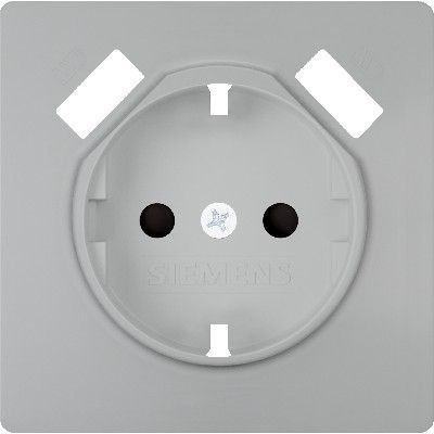 Tapa base enchufe seguridad 2 usb platino metalizado