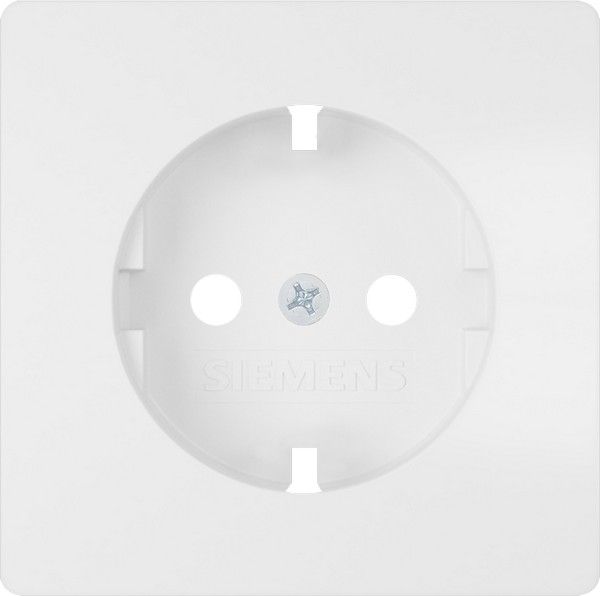 Tapa base enchufe seguridad color blanco mate