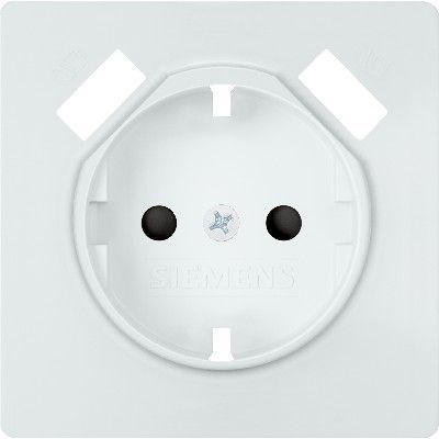 Tapa base enchufe seguridad 2 usb blanco polar
