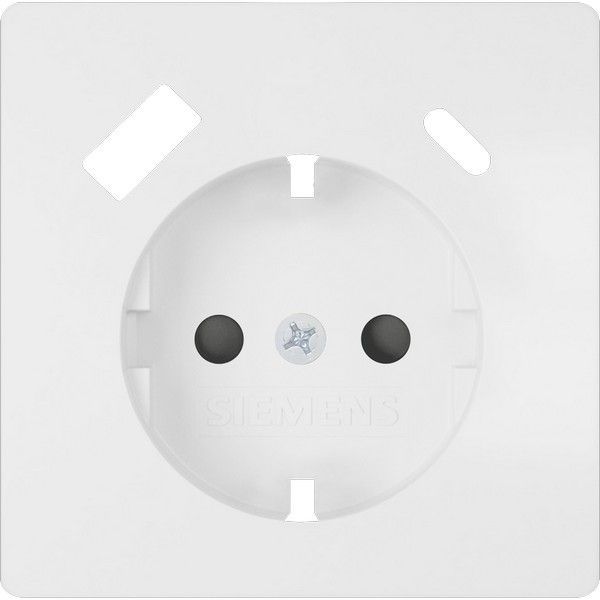 Tapa base enchufe seguridad 2 USB AC color blanco mate