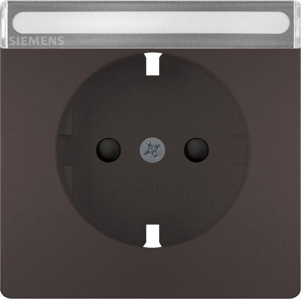 Tapa schuko protección de seguridad portaetiquetas