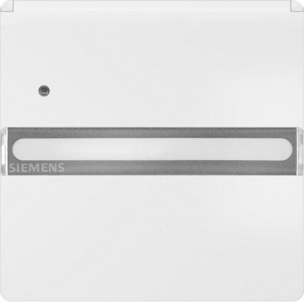 Tapa abatible schuko protección de seguridad etiqueta indicador de servicio color blanco mate