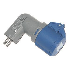 Adaptador ip20 clavija doméstica-base cetact