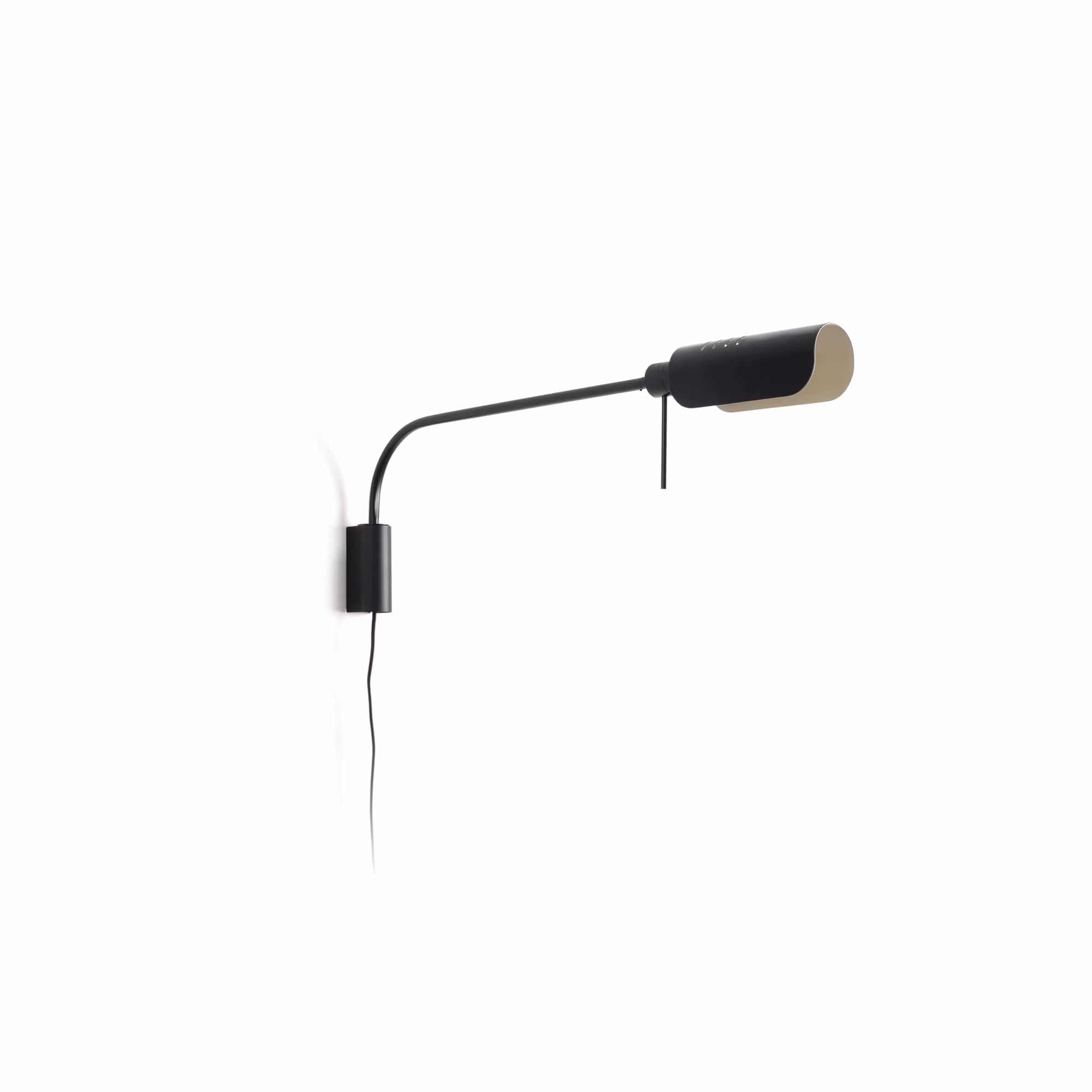 MARTINICA XL Aplique brazo de pared negro