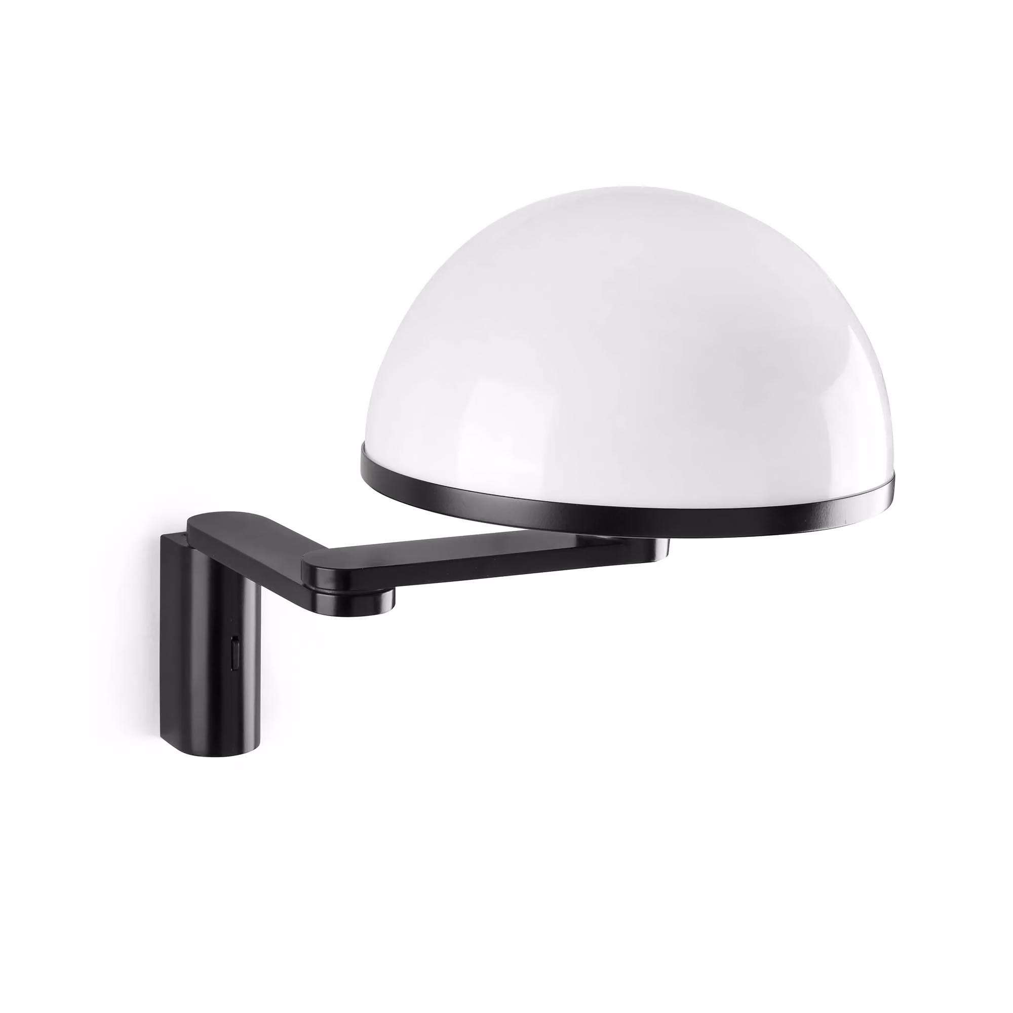 DOME Aplique negro con brazo orientable