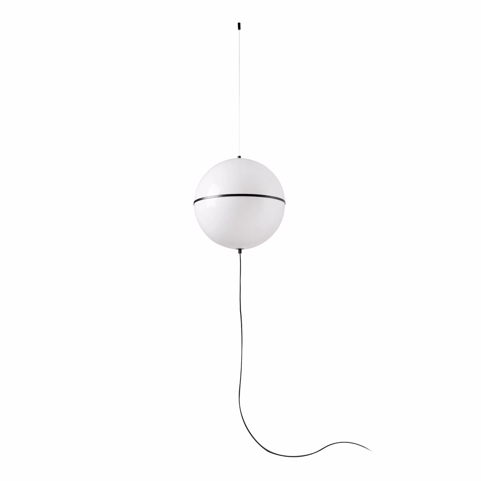 DOME M Colgante negra con interruptor