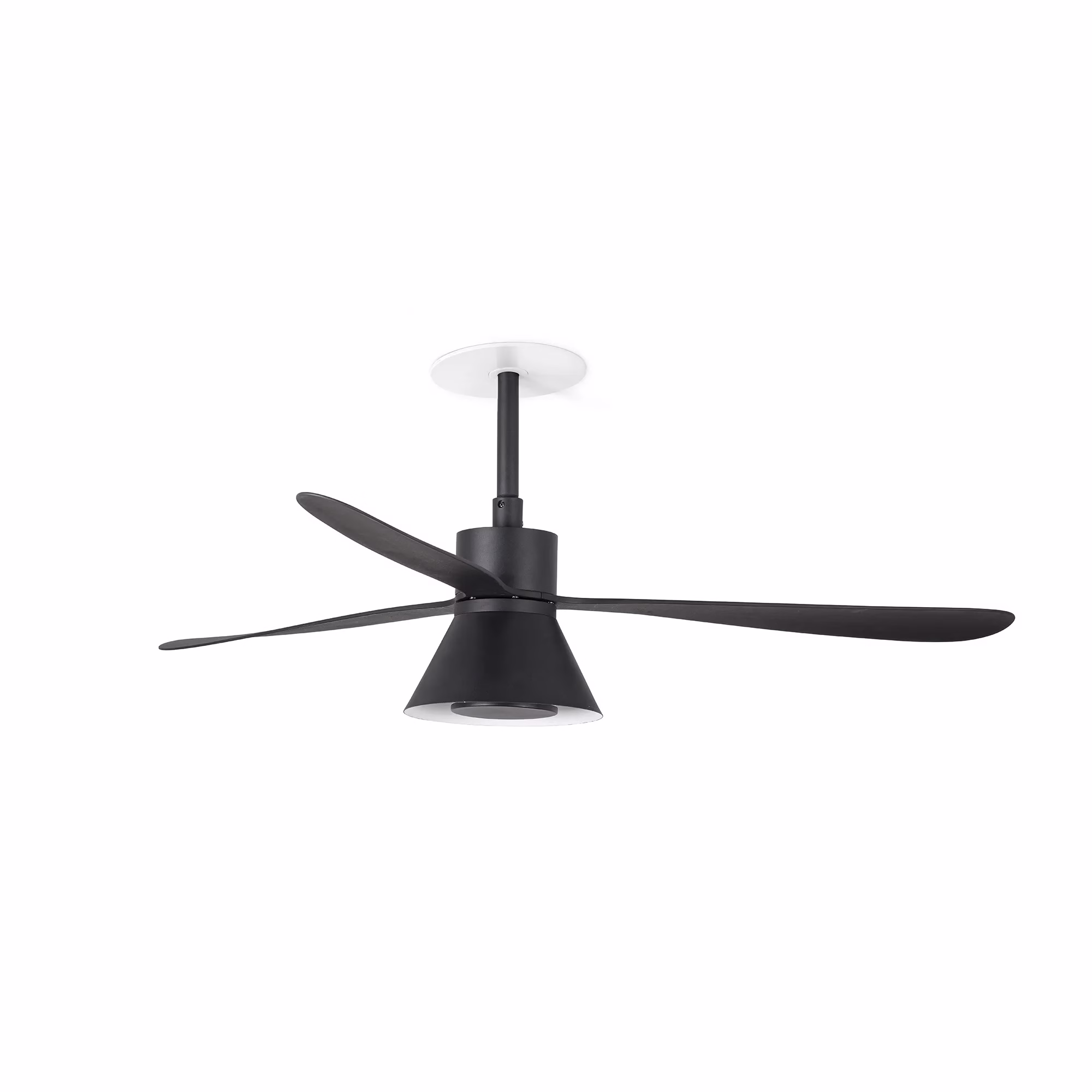 AMELIA RECESSED Ventilador negro/negras Wall Control CCT