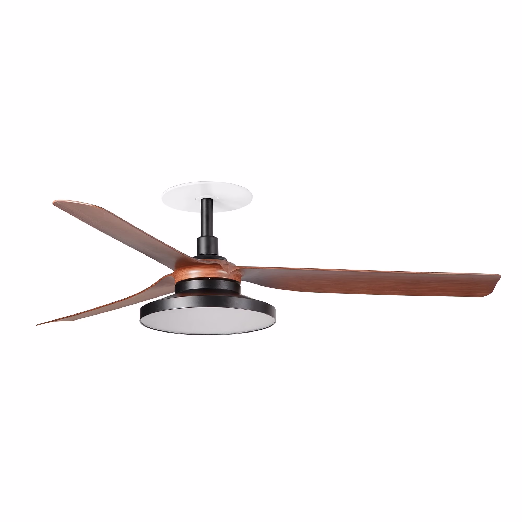 PUNT RECESSED TAK M Ventilador negro/nogal 3000K