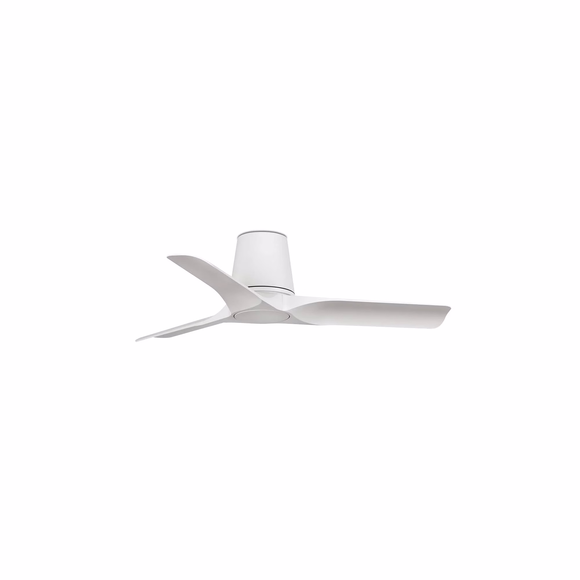 HEY TUB S Ventilador blanco/madera clara DC