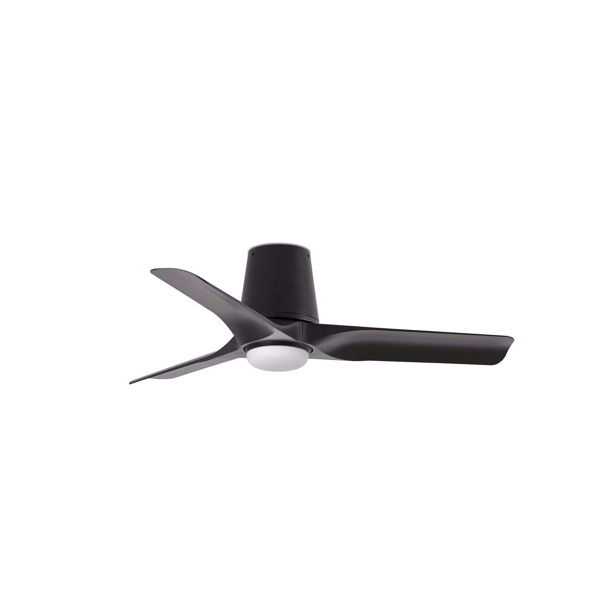 HEY TUB LED S Ventilador negro/madera oscura DC