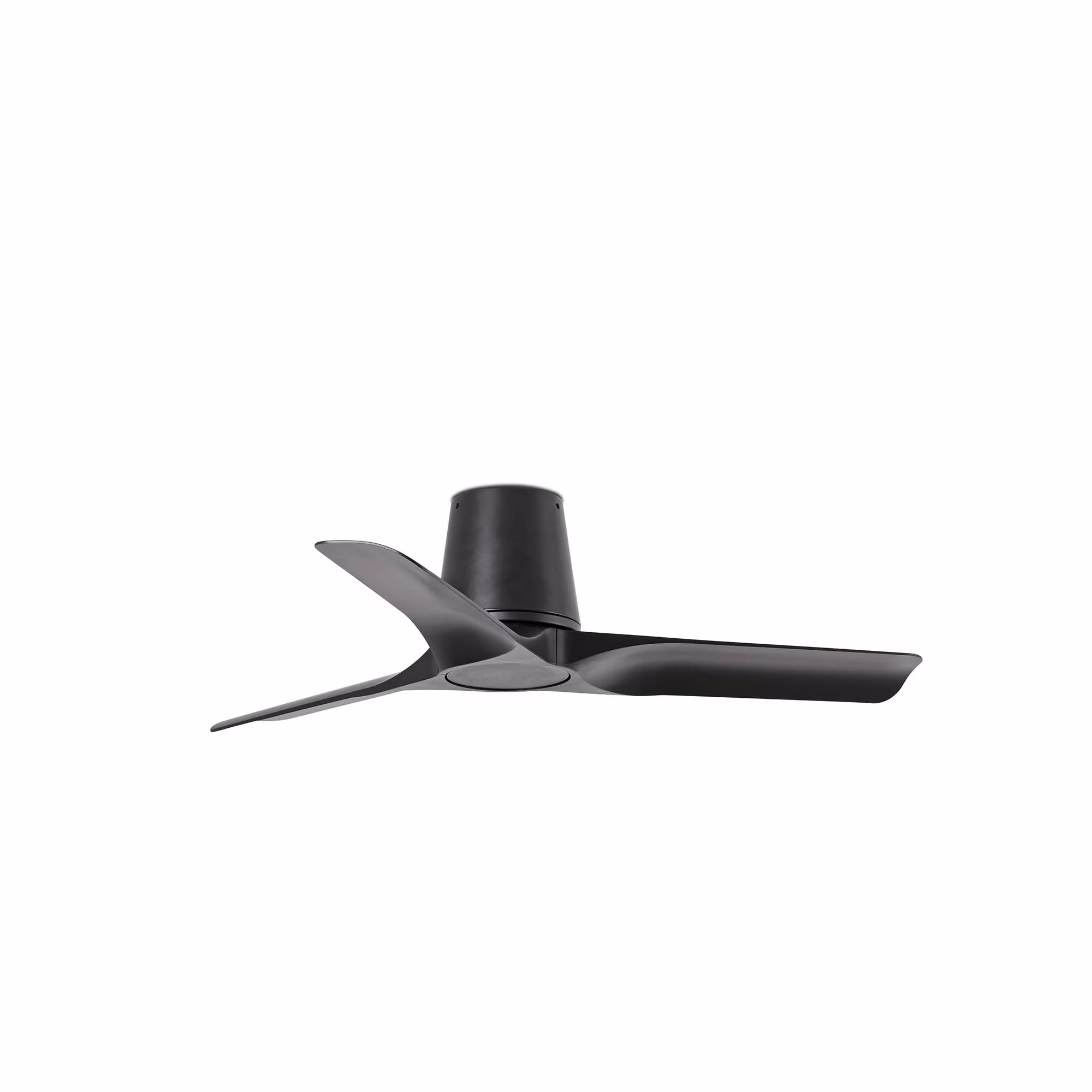 HEY TUB S Ventilador negro/madera oscura DC
