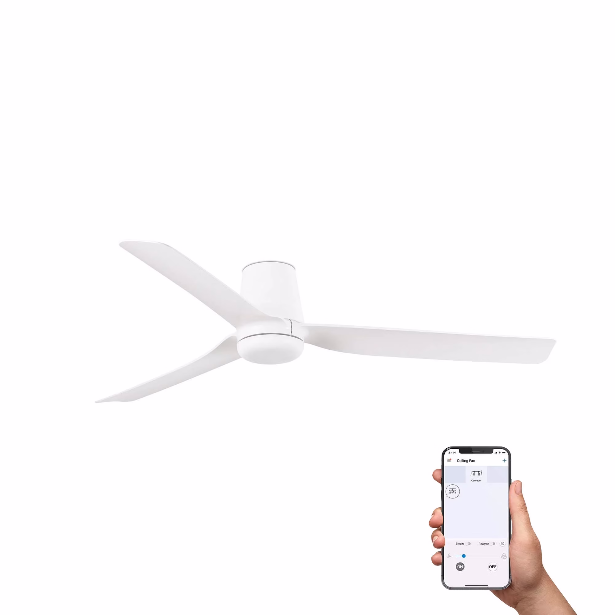 PUNT TUB M Ventilador blanco TUYA