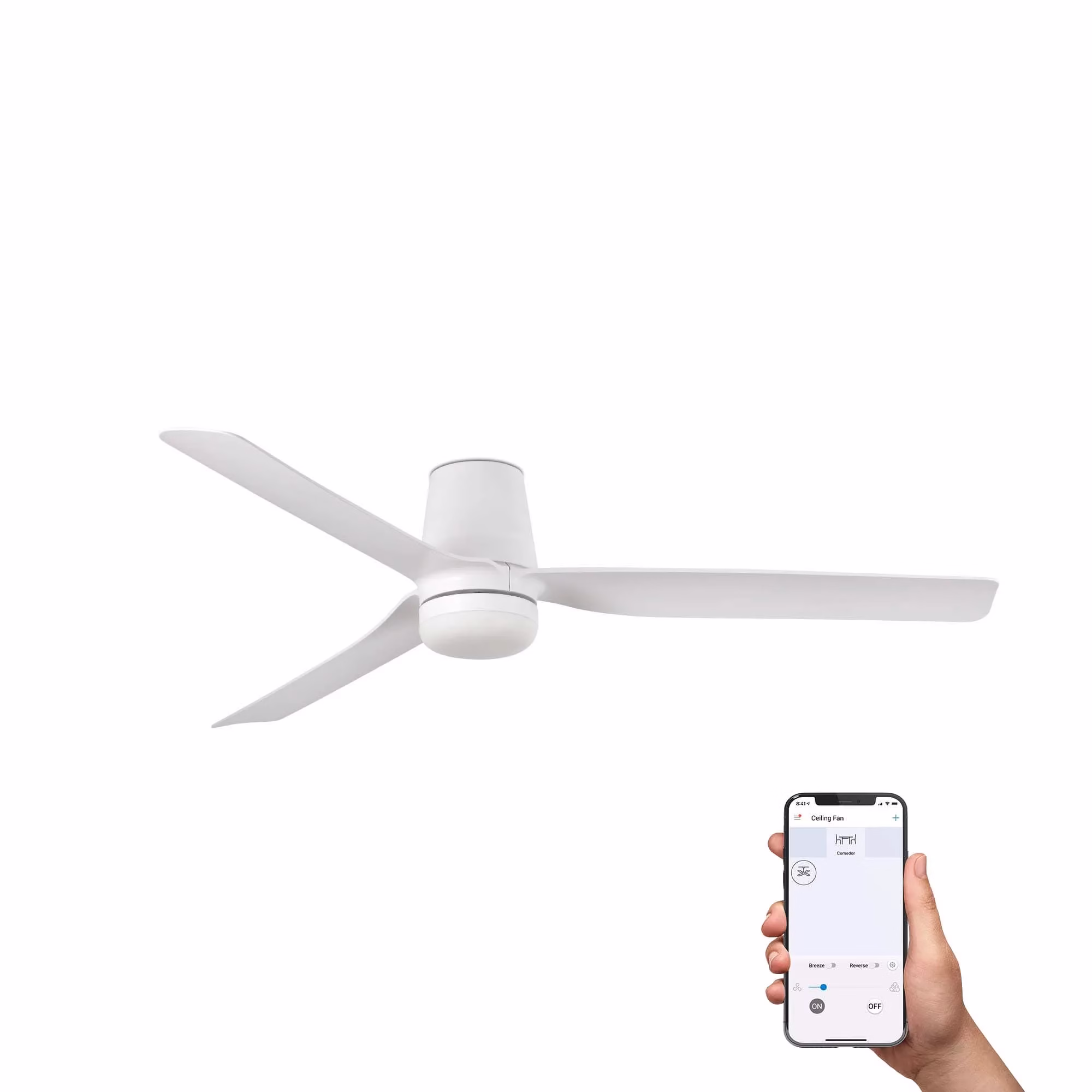 PUNT TUB M Ventilador blanco 18W SWT TUYA