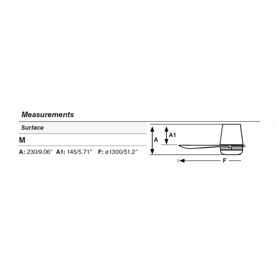 PUNT TUB M Ventilador blanco TUYA medidas