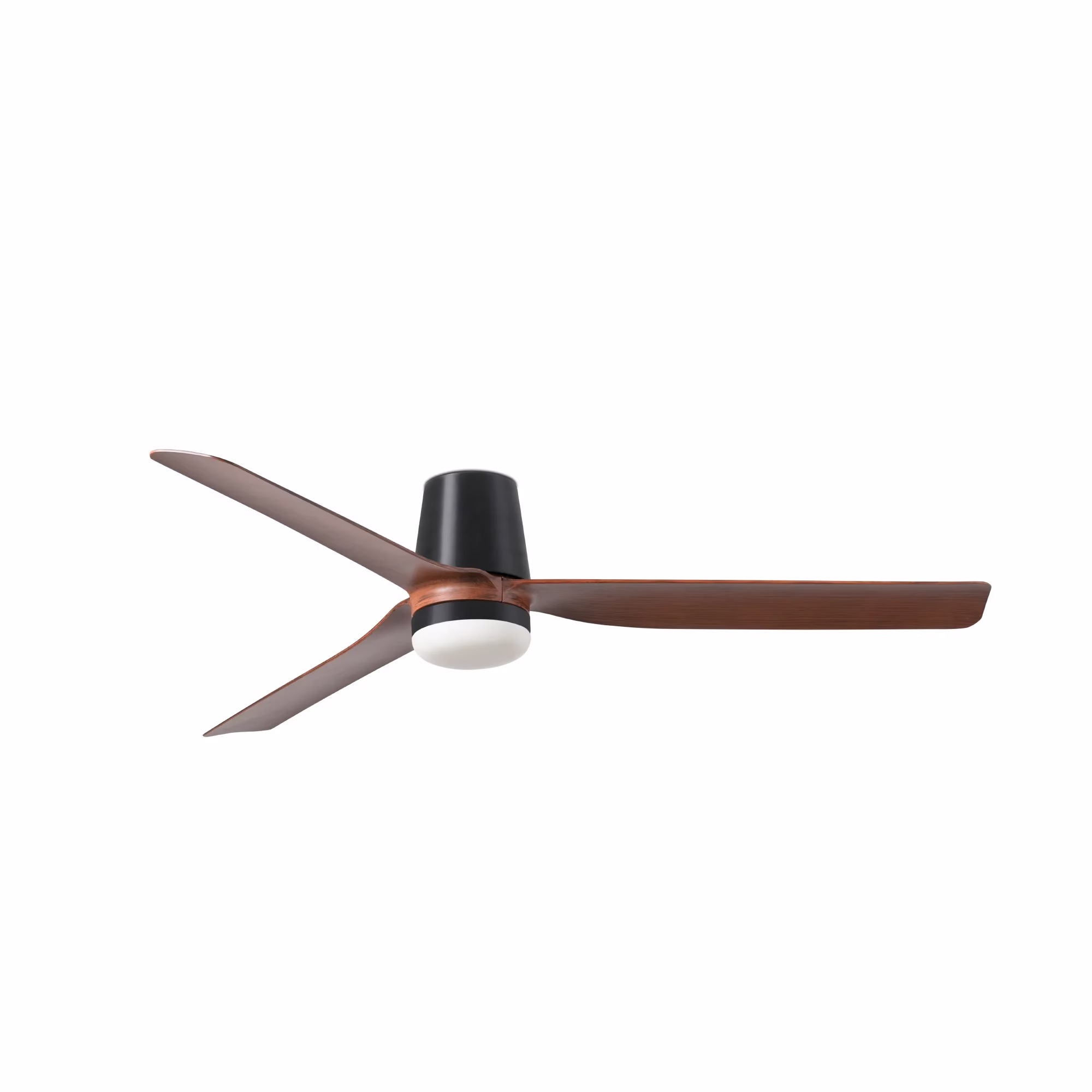 PUNT TUB M Ventilador negro/nogal 18W SWT