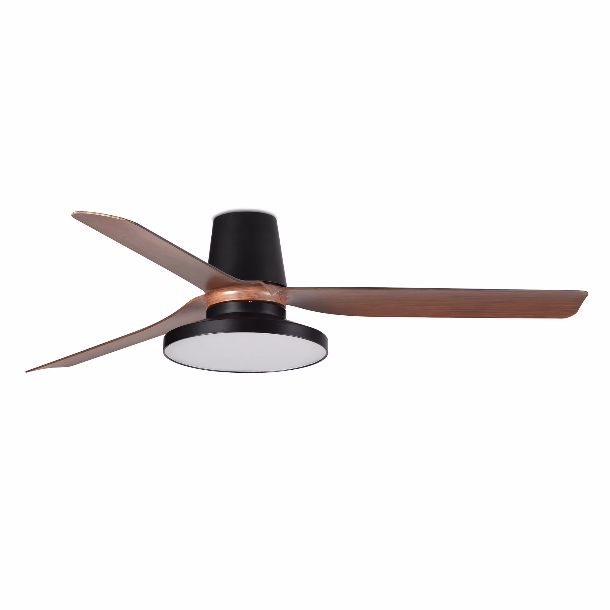 PUNT TUB TAK M Ventilador negro/nogal 2700K