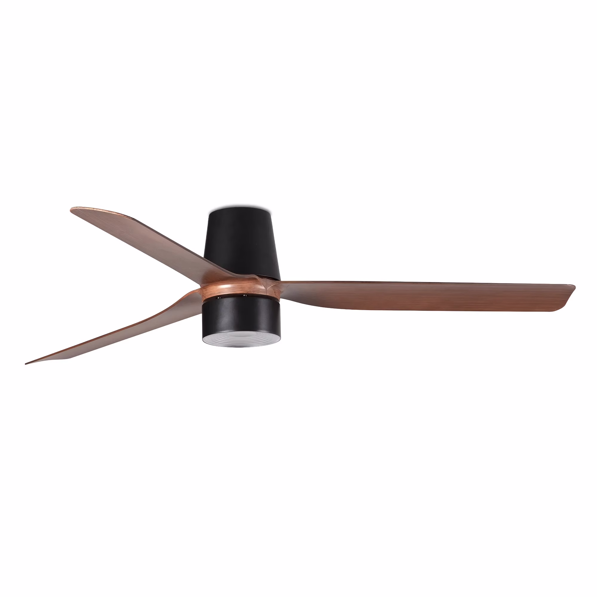 PUNT TUB TEK M Ventilador negro/nogal 4000K