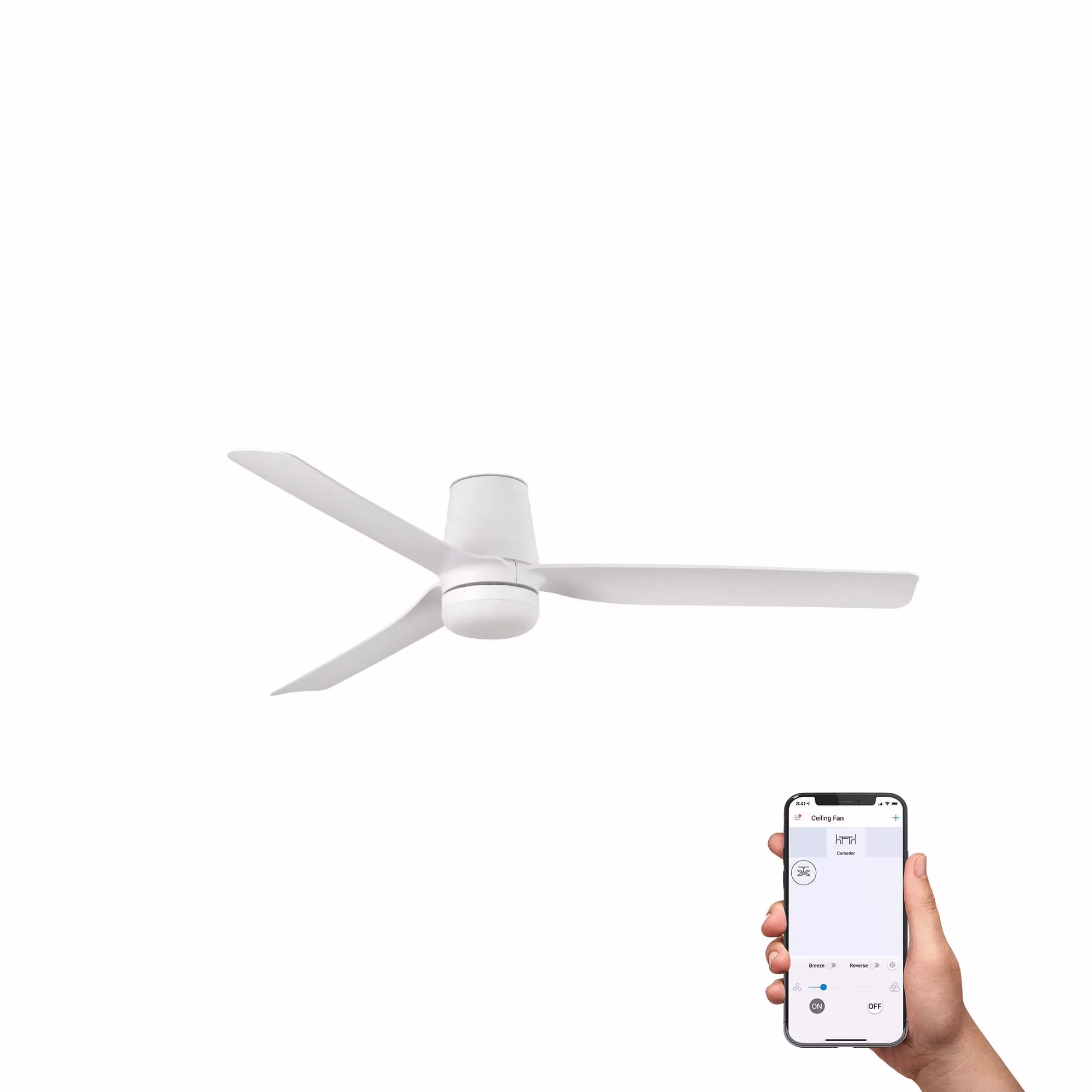 MINI PUNT TUB S Ventilador blanco 10W TUYA SWT 0-10V