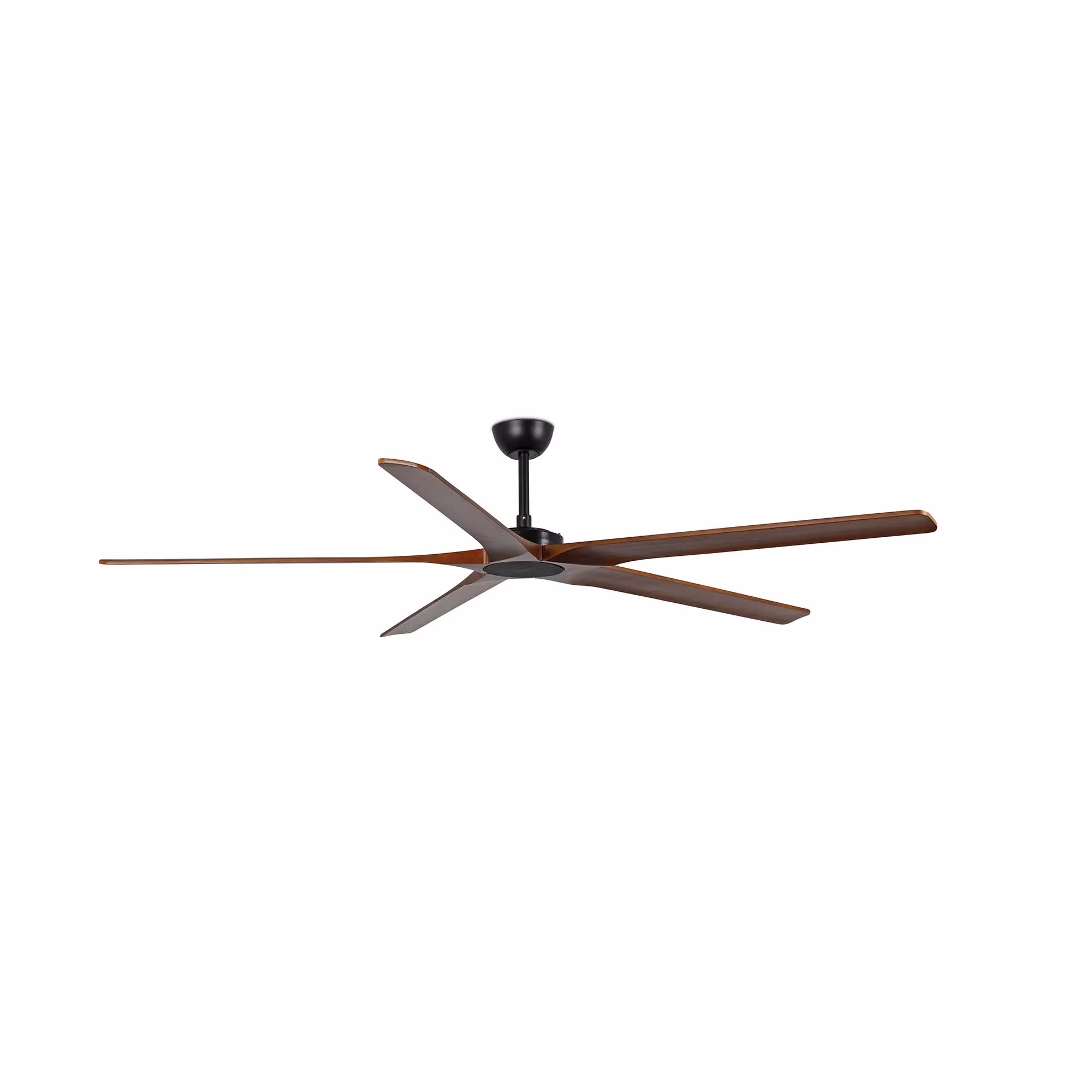 BIGWOOD XL Ventilador negro/nogal