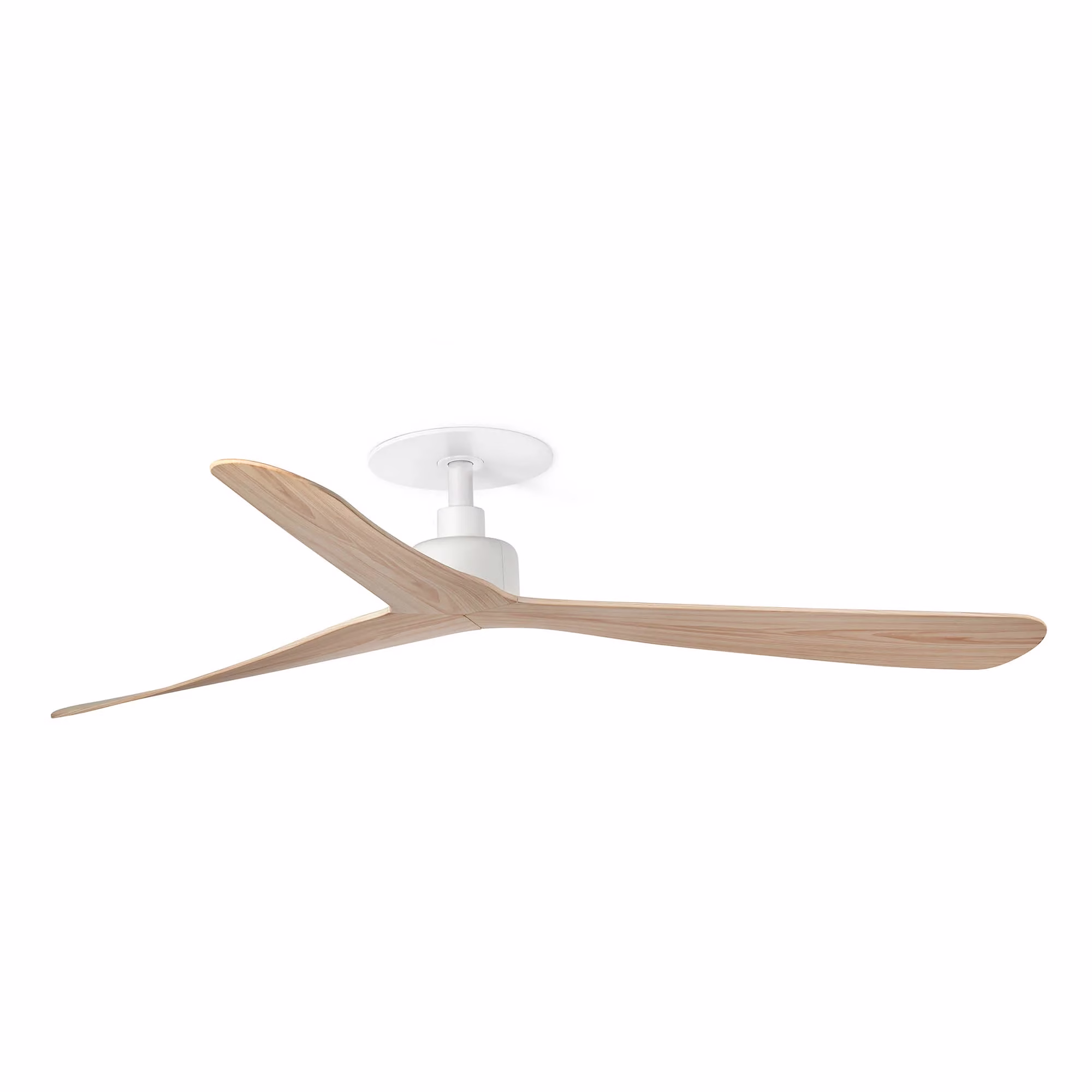ROCKER RECESSED M Ventilador blanco/fresno