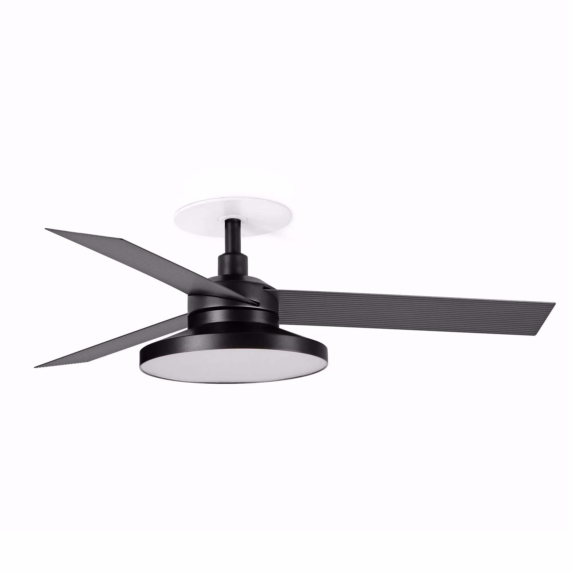 CRUISER RECESSED TAK S Ventilador negro/aluminio 4000K