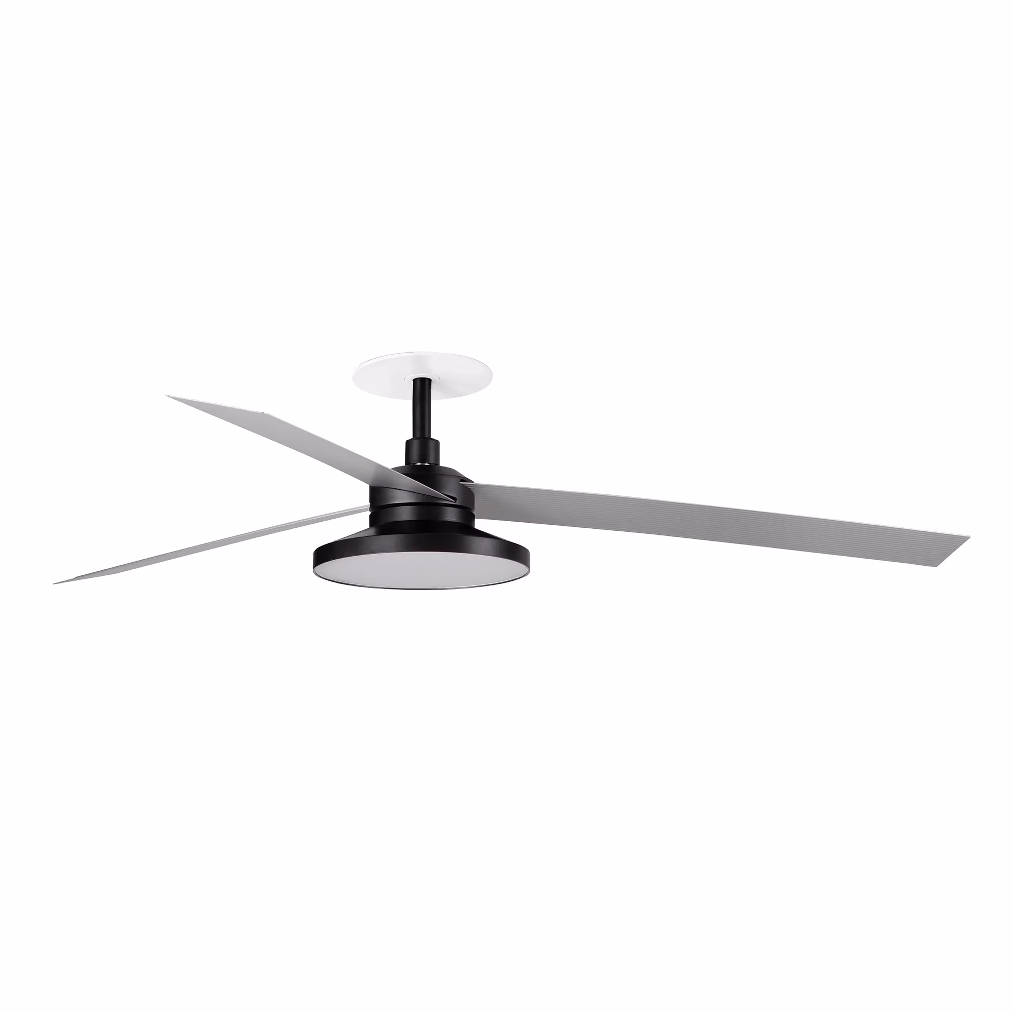 CRUISER RECESSED TAK XL Ventilador negro/aluminio 4000K