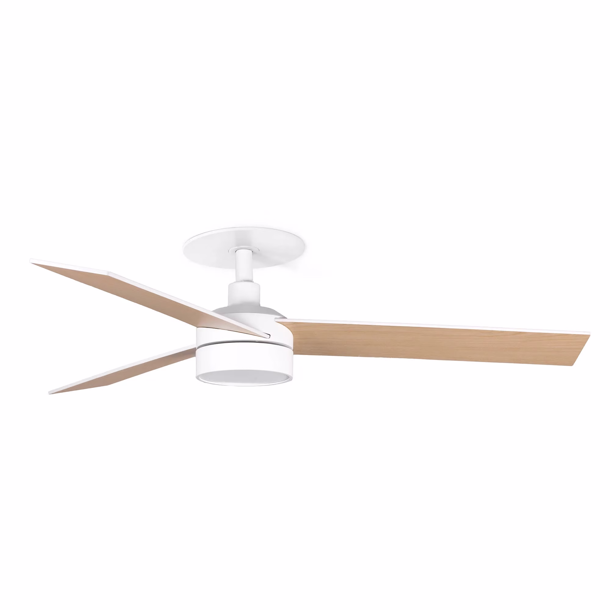 RUDDER RECESSED 3 S Ventilador blanco/fresno 20W SWT