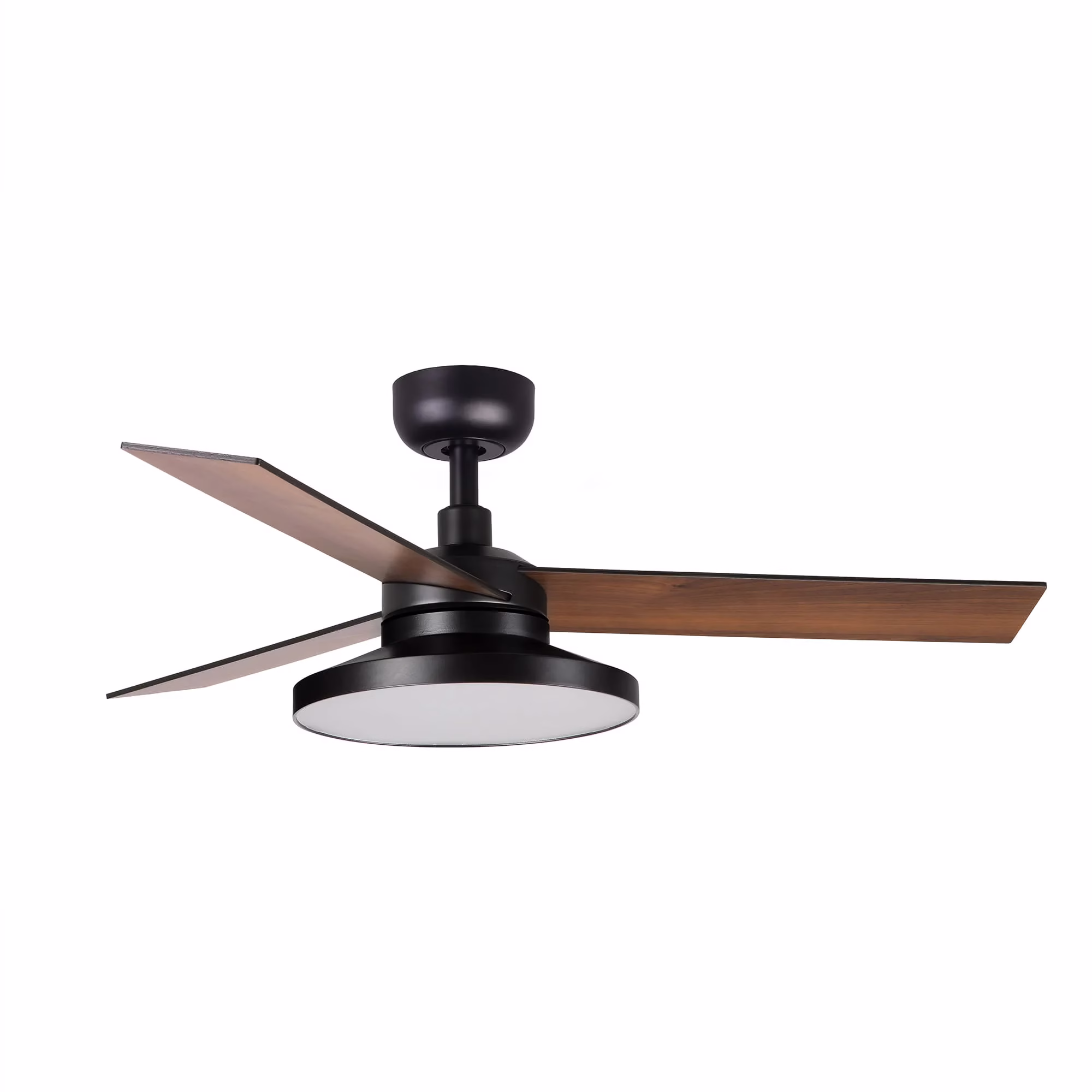 RUDDER TAK 4 S Ventilador negro/nogal 3000K