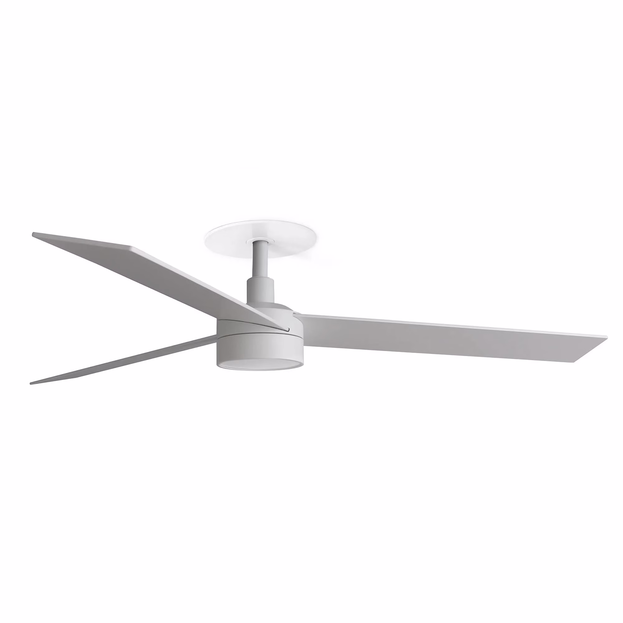 RUDDER RECESSED 3 L Ventilador blanco/fresno 20W SWT