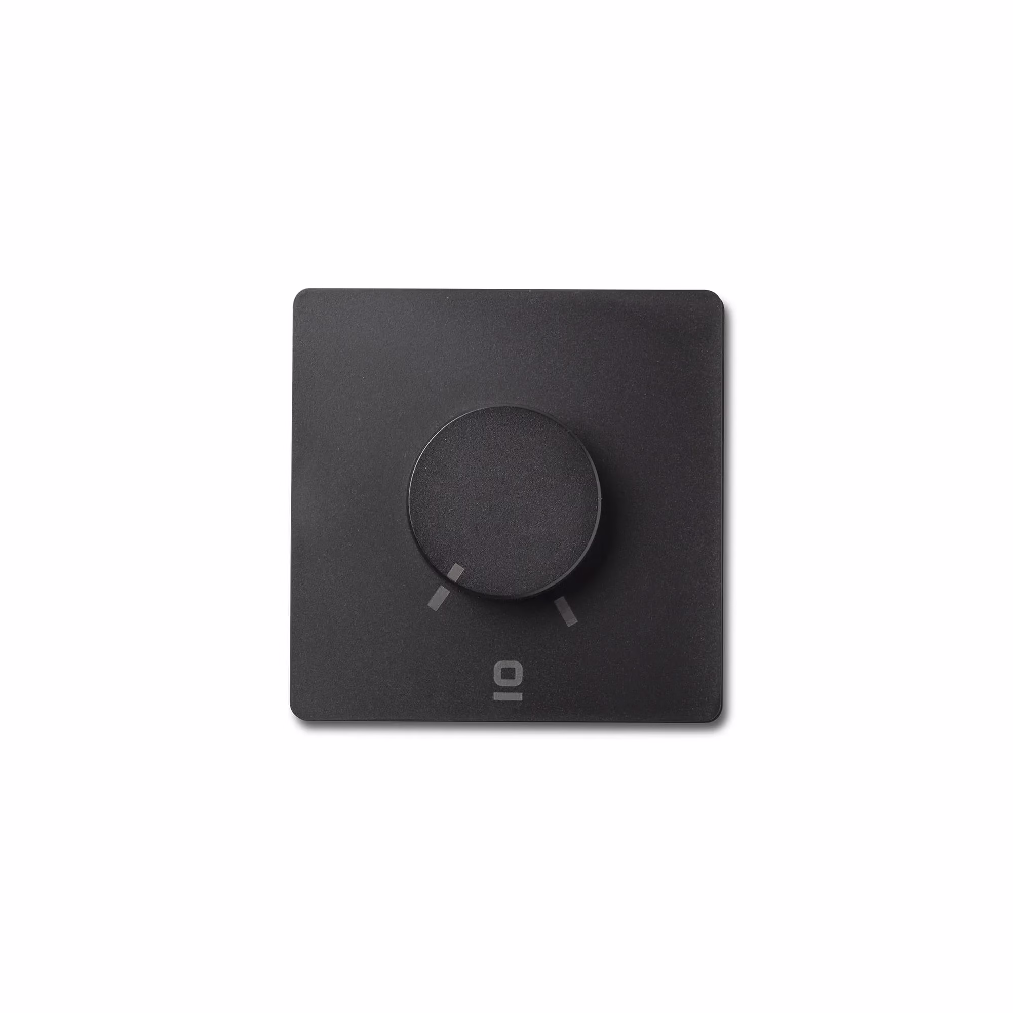 Controlador pared rotativo negro aplique RF 6 velocidades