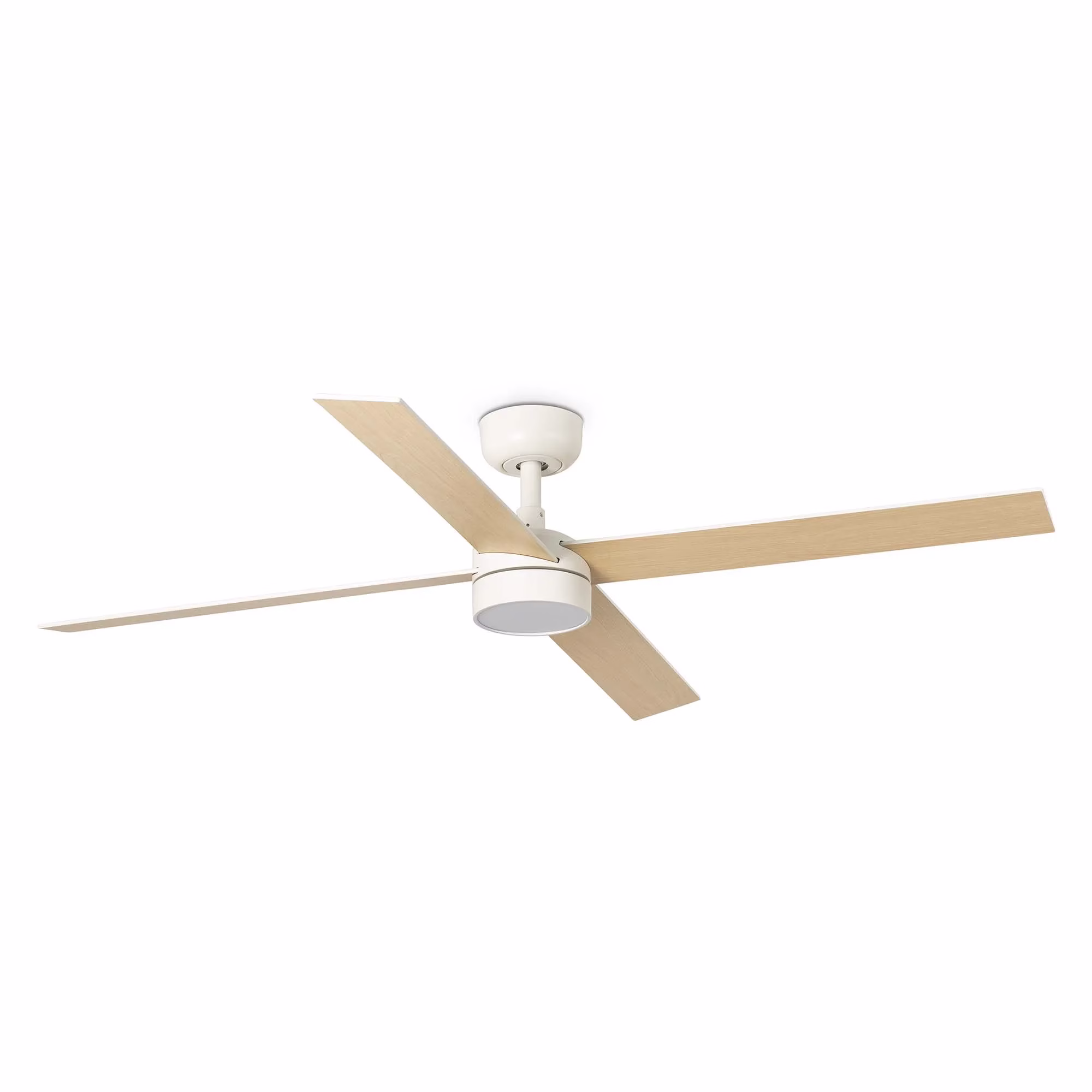 RUDDER 4 L Ventilador blanco/fresno 20W SWT
