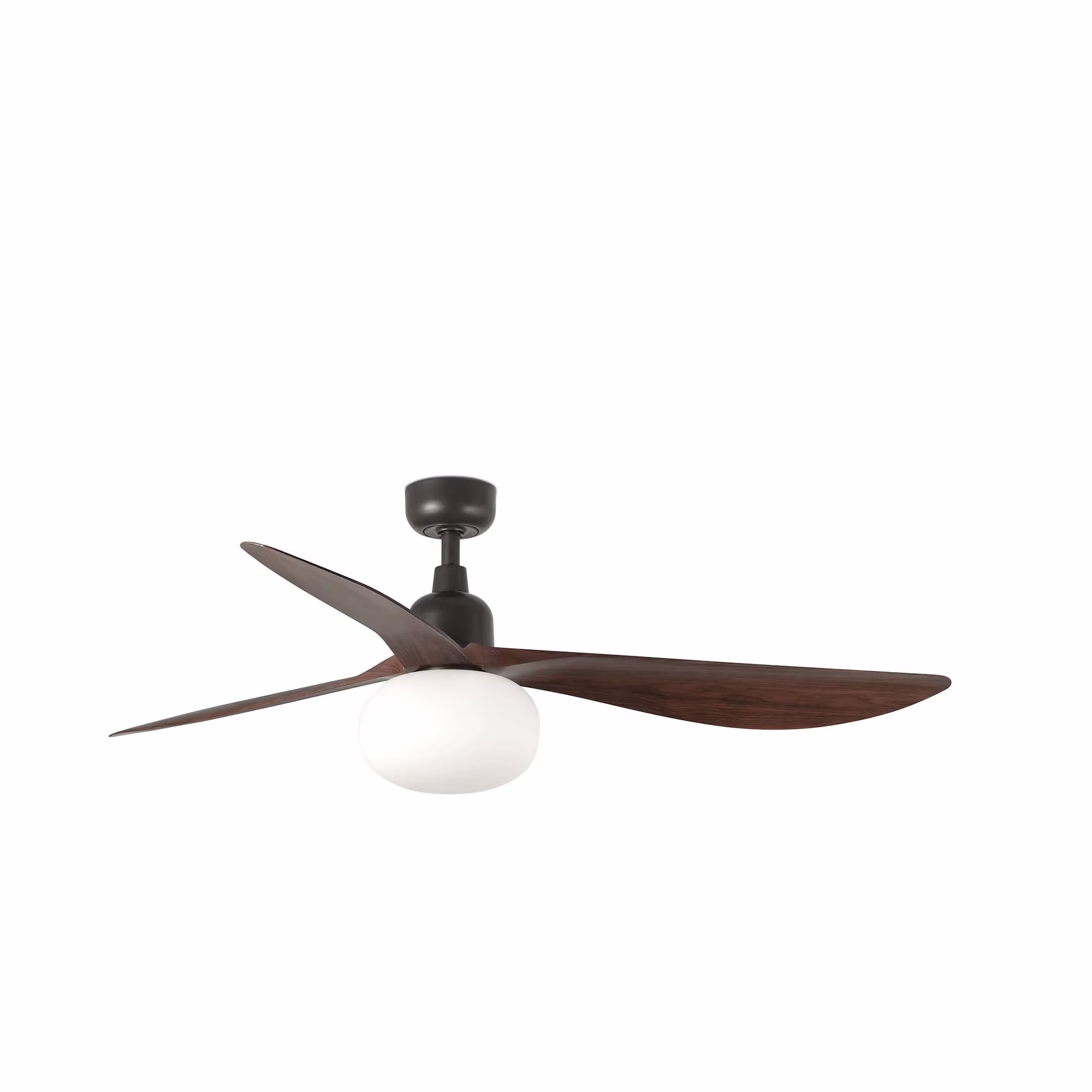 OUTWOOD L Ventilador de techo marrón/nogal E27