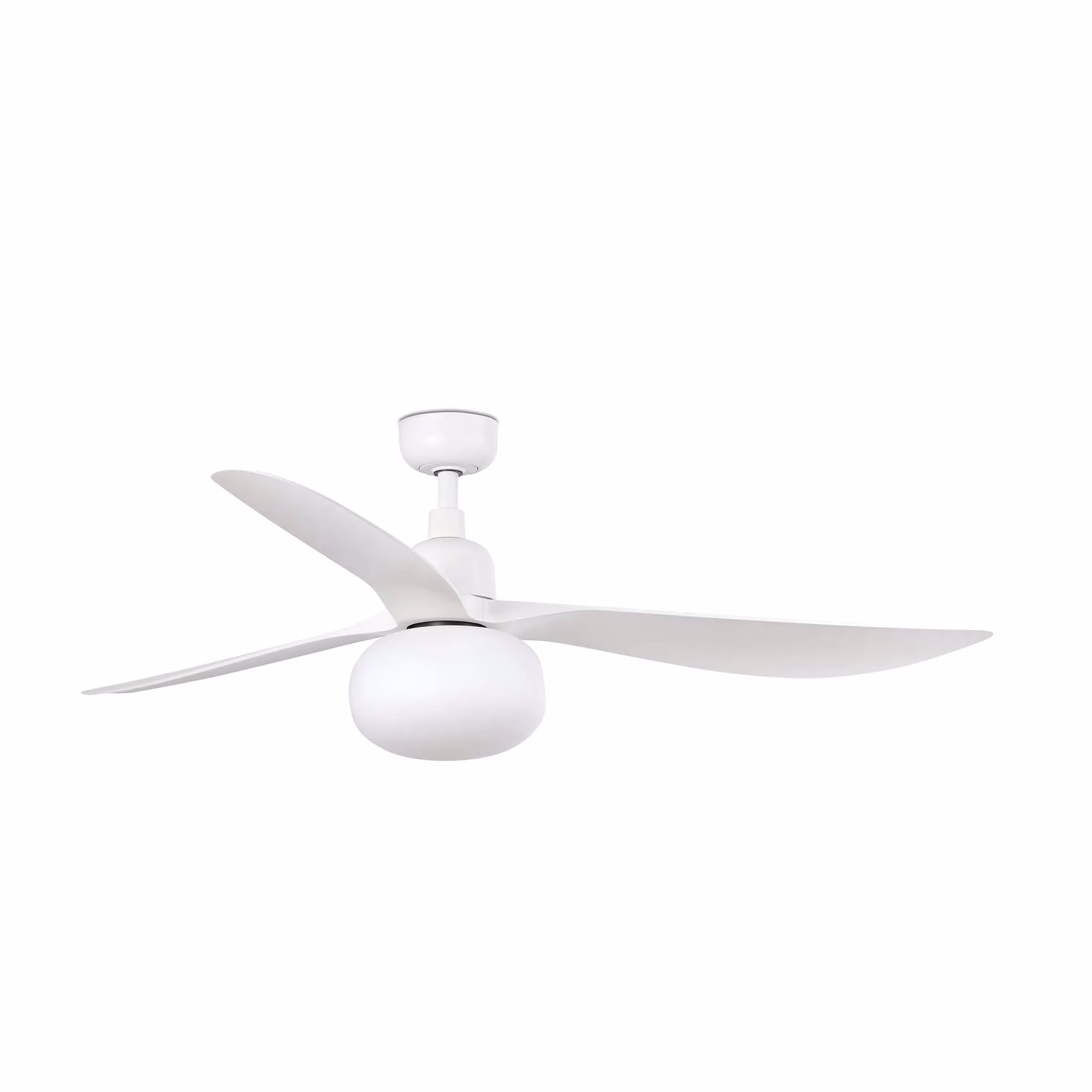 OUTWOOD L Ventilador blanco/blancas E27