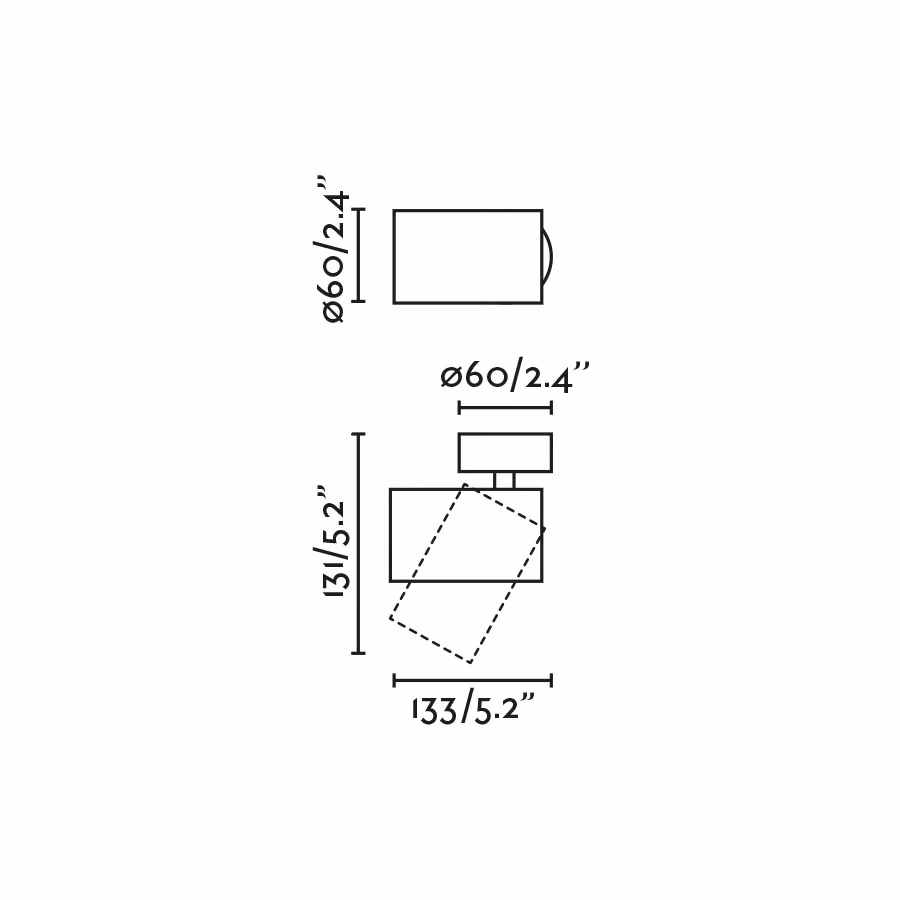 STAN Proyector aluminio medidas
